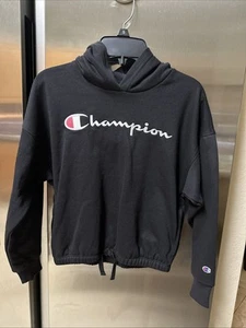 NWT! Champion Big Girls Embroidered Fleece Hoodie- Size Small 7/8 - Picture 1 of 3