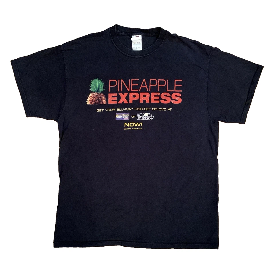Camiseta De Colección Pineapple Express Galería de Películas Promoción Película Logo Malezas Comedia Camiseta XL Foto 1 de 4