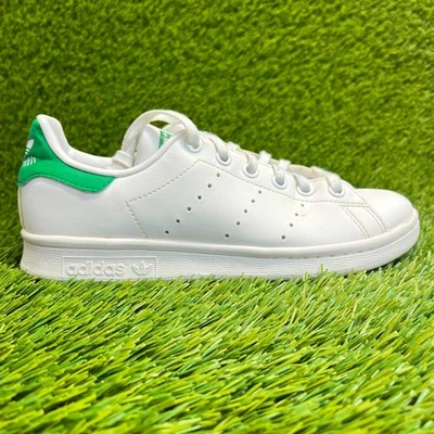 Adidas Stan Smith Niños Talla 3.5Y Blanco Verde Caminar Cuero Zapatos Tenis Foto 1 de 4