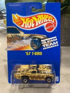 Hot Wheels 1991 - '57 T-Bird Gold Gleam Team #190 - Imagen 1 de 1