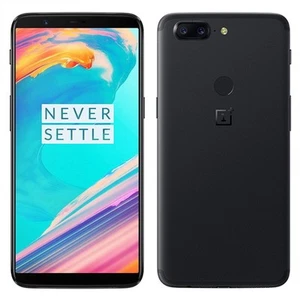 OnePlus 5T 4G zwart 128 GB dual sim redelijk goede staat - Afbeelding 1 van 1