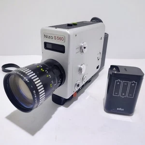 BRAUN Nizo S560 Super 8 Cine Camera Tested With Batteries Working - Picture 1 of 18