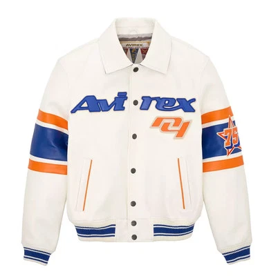 Chaqueta de vuelo estadounidense Avirex Real Bomber para hombre | Todos los colores Foto 1 de 2