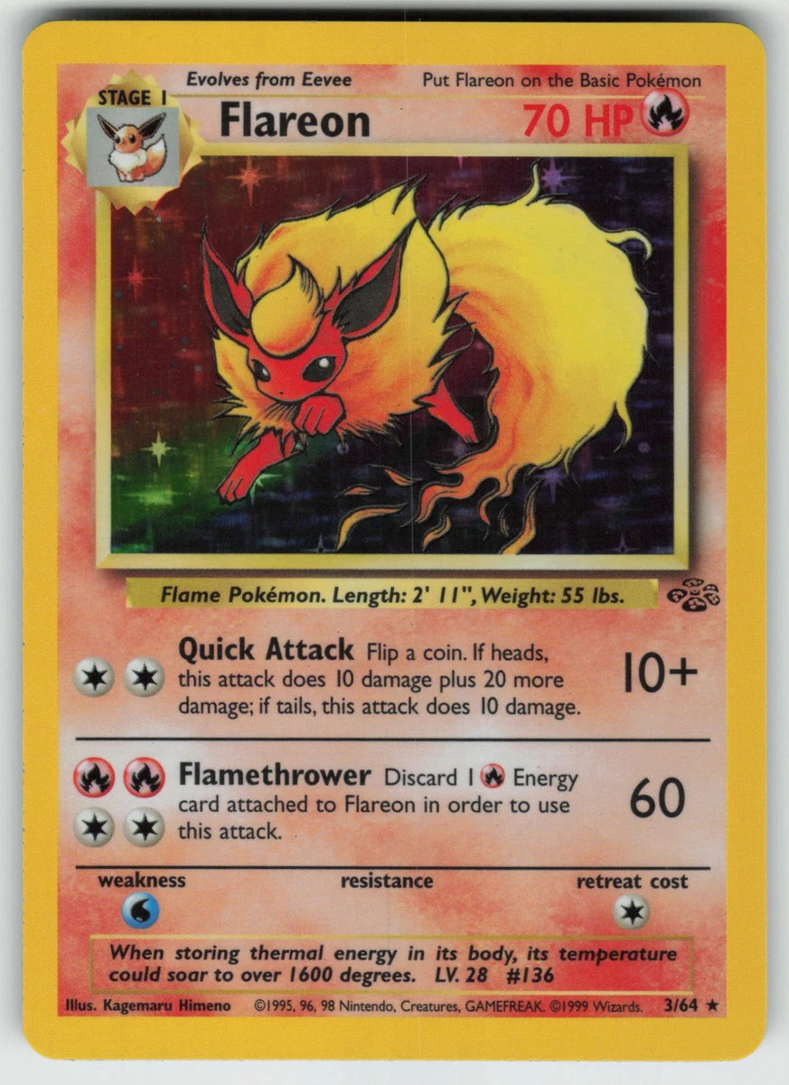 Flareon Pokemon Card for sale | eBay