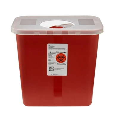 Recipiente SharpSafety Sharps 2 gal. Entrada vertical - Imagem 1 de 2