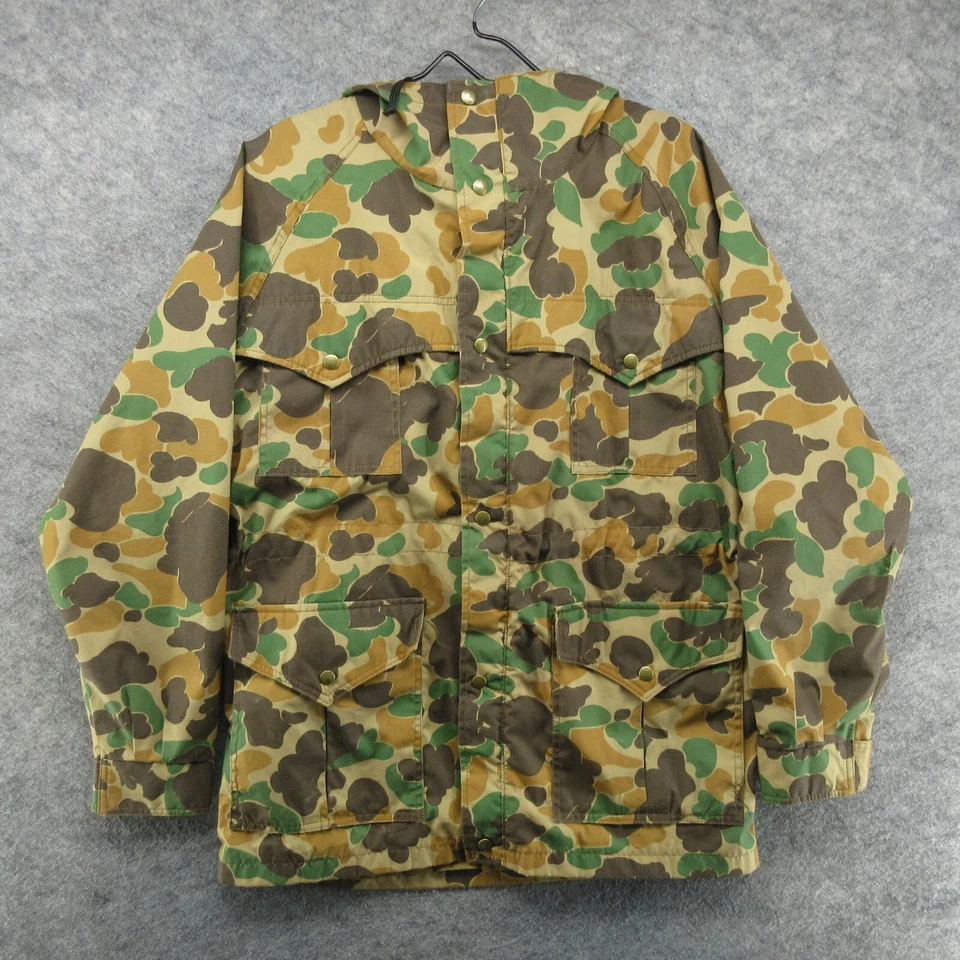 VTG Browning Jacket Mens Medium / Large Camo Hunting Made in USA Canvas 80s 90s - Image 1 of 4