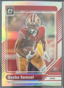Deebo Samuel Silver Holo Prizm #172 2024 Donruss Optic Football San Francisco - Bild 1 von 2