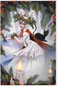 Sabrina Teenage Witch Holiday Spectacular #1 Variante Sweeney Boo Casi Nuevo - Imagen 1 de 4