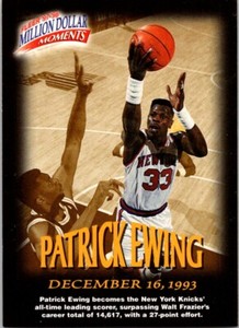 1997-98 Fleer Million Dollar Moments Patrick Ewing New York Knicks #7