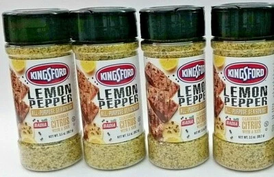 LOTE 8 Kingsford Limón y Pimienta Todo Uso Condimentos Cítricos Caribeños Sello 3.5 OZ Foto 1 de 4