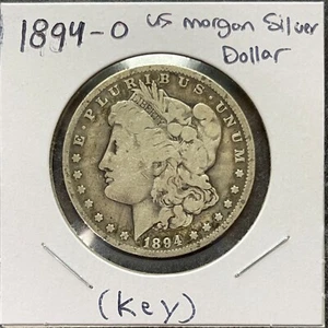 1894 O $1 UNITED STATES MORGAN SILVER DOLLAR KEY DATE KM# 110 - Picture 1 of 4