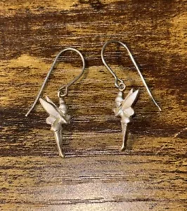 Disney Peter Pan Tinker Bell Charms Ohrhänger Farbe-Silber so süß! LESEN - Bild 1 von 16
