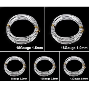 Alambre artesanal plata hágalo usted mismo joyas obras de arte artesanía 1 rollo material simple caliente 2018 - Imagen 1 de 11