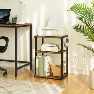 HOOBRO Mobile Printer Stand Printer Cart Under Desk 16.5'' L x 11'' W x 25.2'' H - Afbeelding 1 van 11