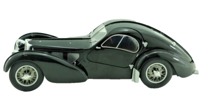 Solido - 1937 Bugatti Type 57 SC Atlantic diecast 1:18 scale Model car black - Image 1 of 4