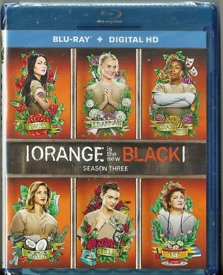 Orange Is The New Black Blu-ray Complete Season 3 TV Series Factory Sealed Foto 1 de 2