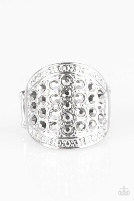 Anillo Paparazzi "Ambos a Correr" Plata Banda Elástica Foto 1 de 2