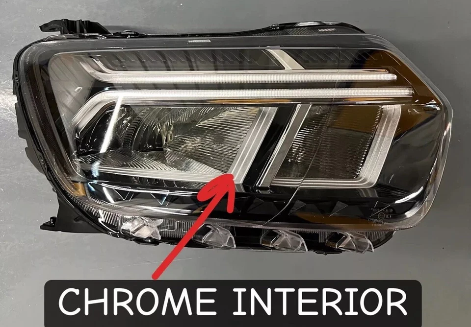 FOR DACIA DUSTER 2022-2024 FRONT RIGHT DRIVERS HEADLIGHT NEW 260100127R LED - Image 1 of 4