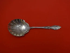 Raphael by Rogers & Hamilton Plate Silverplate Berry Spoon w/Shell Bowl 8 1/2" - Picture 1 of 2