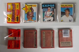 1986 Topps Rack Pack Mattingly AS Front Clemens Back - Picture 1 of 3