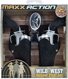 Maxx Action Wild West Outlaw Play Set – 5 Piece Western Toy for Kids | Cowboy Sh - Picture 1 of 12
