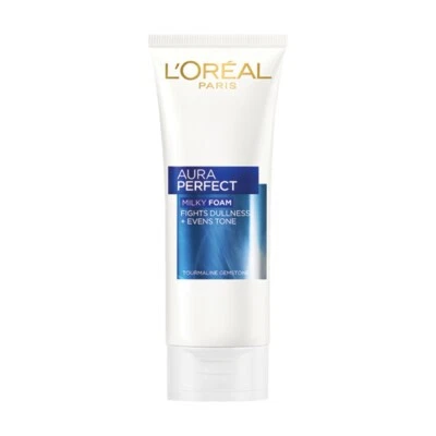 100ml White Perfect Loreal Milky Foam Aura Face Facial Wash Purifying Gemstone - Image 1 of 4