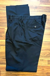 NIKEGOLF FIT DRY Golf Pants Size 38 Style 347834 Unhemmed Black Sports NEW - Picture 1 of 5