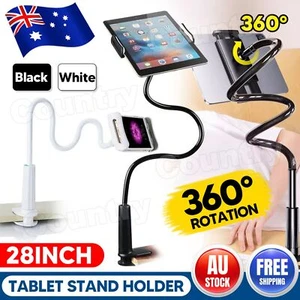 360°Rotating Tablet Stand Holder Lazy Bed Desk Mount For iPad Air iPhone Samsung - Picture 1 of 13