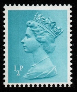 GB SGX842 1971 ½p TURQUOISE LEFT BAND MNH - Picture 1 of 1