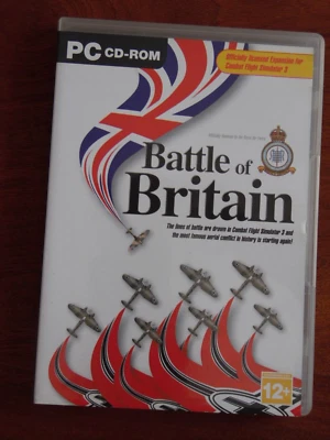 PC CD ROM Video Games Combat Flight Simulator 3 Battle of Britain Microsoft Wind - Image 1 of 4
