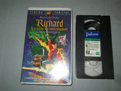 Richard Et Le Secret Des Livre Magiques/The Pagemaster (VHS)(Francés) Clamshell Foto 1 de 2