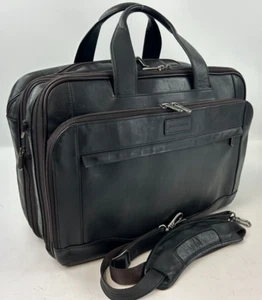 Vintage Leather HARTMANN Business Travel Briefcase Laptop Messenger Bags Mens - Picture 1 of 11