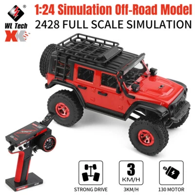 Wltoys XK 2428 4WD 1/24 RC Crawler 2.4G Off-Road RTR Climb Vehicles Toy for Kids - Image 1 of 4