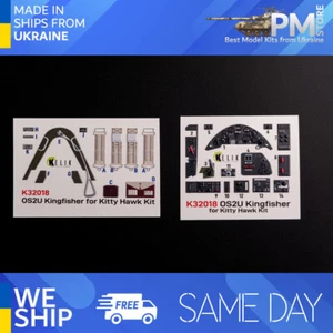 Kelik K32018 1/32 OS2U Kingfisher Interior 3D Decal for Kitty Hawk/Zimi models - Picture 1 of 8
