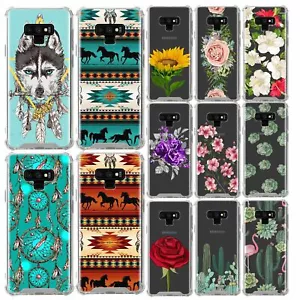 Für (Samsung Galaxy Note 9) schmale robuste klare Stoßstange Flex TPU Hülle SET12 - Bild 1 von 141