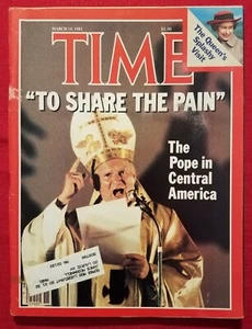 TIME MAGAZINE, Pope John Paul II, March 14, 1983. Please See/Enjoy All Pictures - Imagen 1 de 9