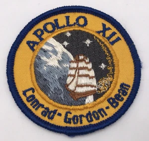 NASA Apollo 12 Patch Conrad Gordon Bean Vintage Space Travel Astronauts - Picture 1 of 3