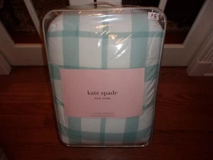 NIP Kate Spade New York Marin Plaid Full/Queen Comforter Set - Picture 1 of 3