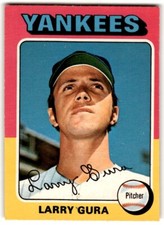 1975 O-Pee-Chee Larry Gura #557 New York Yankees
