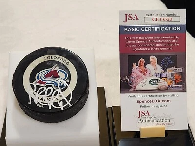 ROB BLAKE assinado AVALANCHE disco de jogo oficial JSA CERTIFICADO DE AUTENTICIDADE KINGS - Imagem 1 de 2