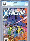 X-Factor #1 CGC 9.8 White Pages X-Men 1st X-Factor Marvel Comics 1986