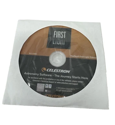 First Light PC CD-ROM SOFTWARE DE ASTRONOMÍA SOFTWARE CELESTRON The skyX First Foto 1 de 2