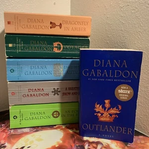 Outlander Books Series Lot of 6 Very Good Condition (1-4, 6 7) Near Complete Set - Imagen 1 de 15