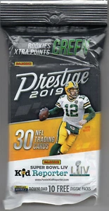 Tarjetas de fútbol americano Panini Prestige 2019 Fat Pack - 30 tarjetas por paquete - Imagen 1 de 1