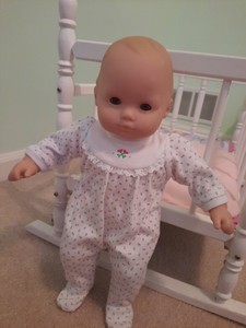 bitty baby string on neck