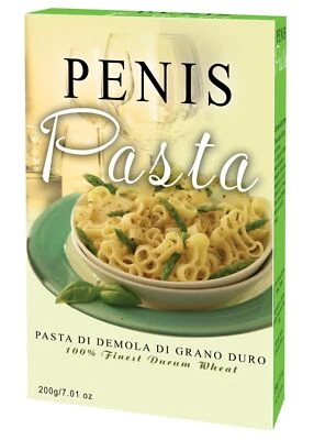 Pasta en forma de pene despedida de soltera favor divertido amigos fiesta juego mordaza regalo Foto 1 de 2