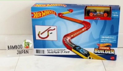 Hot Wheels Toy Car Track Set  Track Builder Premium Curve Pack Unlimited Playset - Image 1 of 4