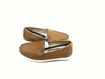 Mocasín MARC JOSEPH DC1-TN estilo de conducción napa tostada preescolar para niños talla 11,5 M Foto 1 de 4
