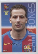 2004-05 Panini Megacracks Barca Campeon Spanish Ludovic Giuly #20