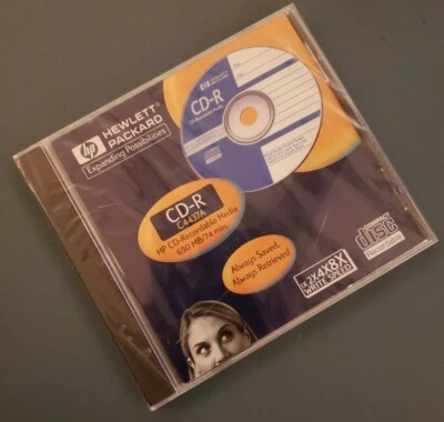 CD-R C4437A Hewlett Packard 650 MB/74 min ~ NEW & SEALED 2x 4x 8x - Image 1 of 3